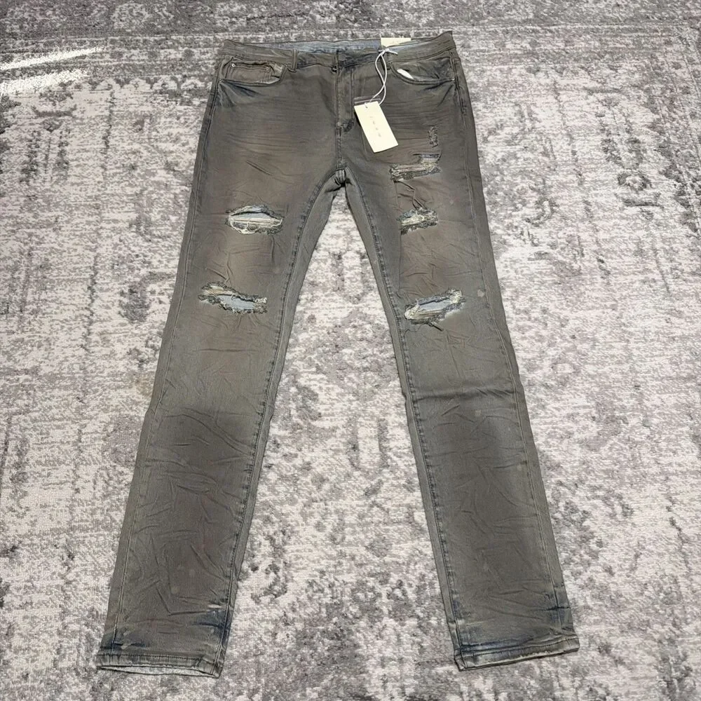 Mnml X607 PAINTED SKINNY DENIM 38